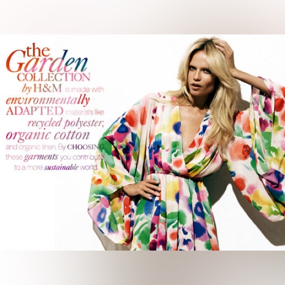 NWT H&M watercolor rainbow billow sleeve mini dress - Picture 6 of 8